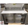 Image 3 : NEW ICE 48" PREP STATION W/ 12 1/6 PLASTIC INSERTS