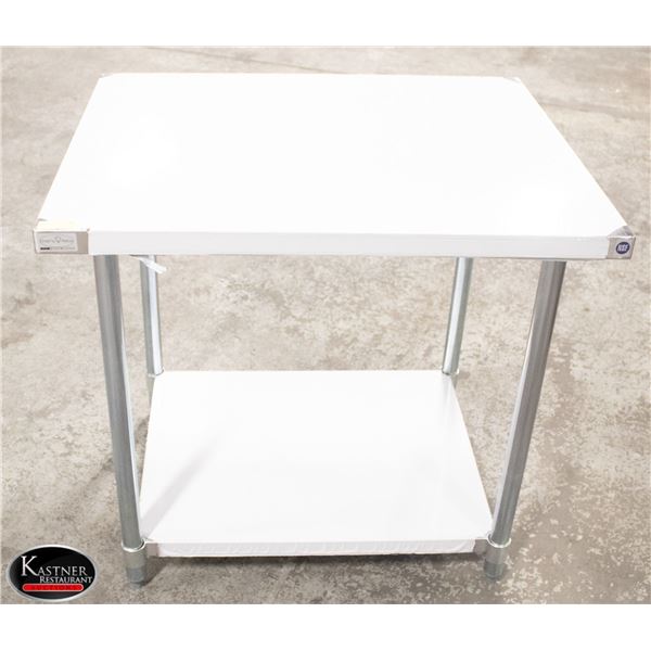 NEW 30" X 36" 18GA STAINLESS STEEL WORK TABLE W/