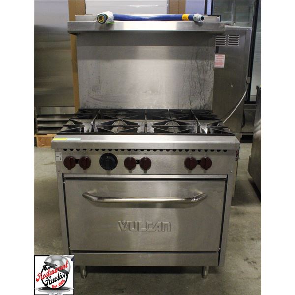 GARLAND BURNER NG RANGE W/ OVERSHELF