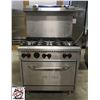 Image 1 : VULCAN 6-BURNER NG RANGE W/ OVERSHELF