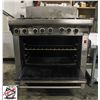 Image 2 : GARLAND 6 BURNER GAS RANGE W/ OVEN