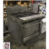 Image 3 : GARLAND 6 BURNER GAS RANGE W/ OVEN