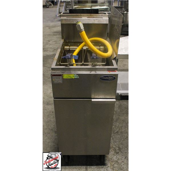 ATOSA COOKRITE NATURAL GAS DEEPFRYER W/ SPLASH