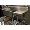 Image 2 : S/S 2-WELL SINK W/ DRAINBOARD