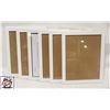 Image 1 : 6 NEW 8.5" X 11" WHITE PICTURE FRAMES