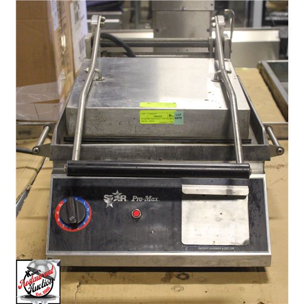 STAR PRO MAX FLAT TOP GRIDDLE PRESS - 1800W