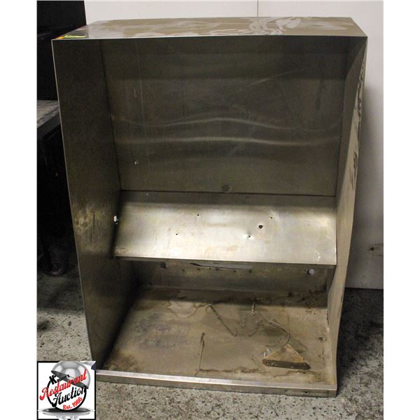 3 FOOT STEEL HOOD CANOPY