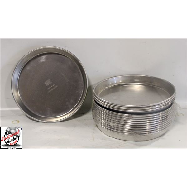 14 NEW CROWN COOKWARE ALUMINUM 8" PIZZA PANS