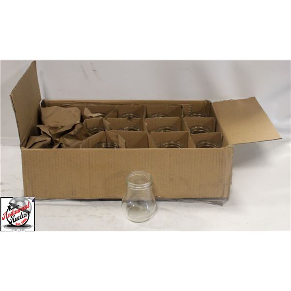 12 NEW JOHNSON ROSE 6 OZ SYRUP DISPENSER JARS