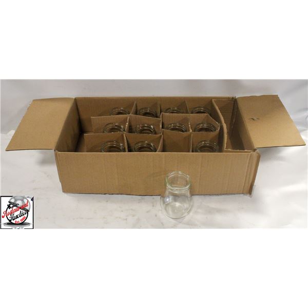 12 NEW JOHNSON ROSE 6 OZ SYRUP DISPENSER JARS