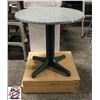 Image 3 : NEW 30" ROUND GRANITE GREEN TABLE W/ 2 EXTRA BASES