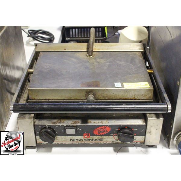 NUOVA SIMONELLI P1L GRIDDLE PRESS - 1800W