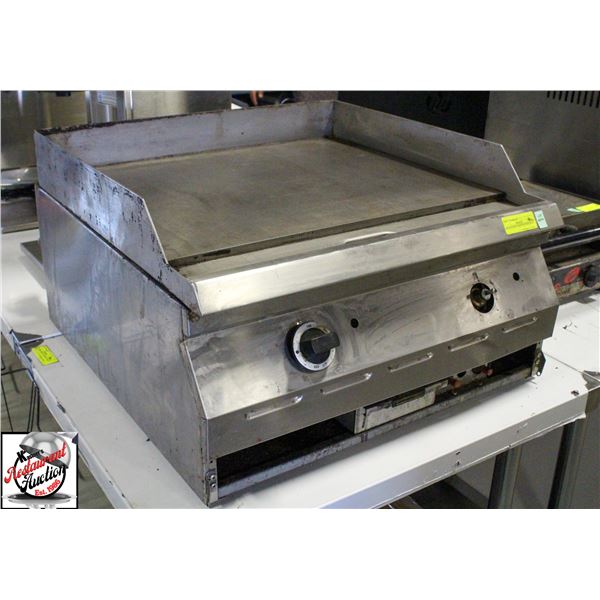 24" NATURAL GAS FLAT TOP GRILL