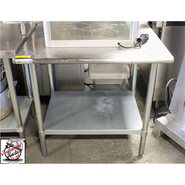 BAILIFF SEIZURE: MVP 36" X 30" S/S PREP TABLE