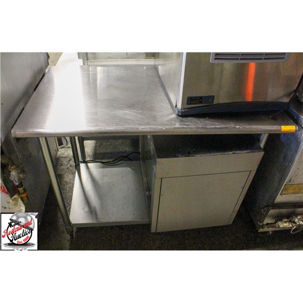 BAILIFF SEIZURE: MVP 48" X 30" S/S PREP TABLE