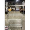 Image 1 : BAILIFF SEIZURE: 42" CHROME WIRE RACK - 4-TIER