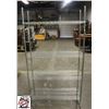 Image 1 : BAILIFF SEIZURE: 42" CHROME WIRE RACK - 4-TIER