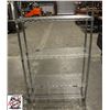 Image 1 : BAILIFF SEIZURE: 36" CHROME WIRE RACK - 4-TIER