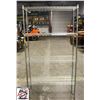 Image 1 : BAILIFF SEIZURE: 42" CHROME WIRE RACK - 4-TIER
