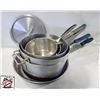 Image 1 : BAILIFF SEIZURE: 5 ASSORTED ALUMINUM POTS AND