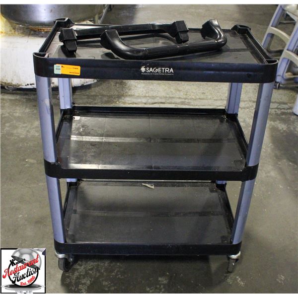 BAILIFF SEIZURE: SAGETRA PLASTIC SERVING CART