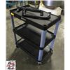 Image 2 : BAILIFF SEIZURE: SAGETRA PLASTIC SERVING CART