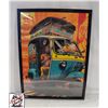 Image 6 : BAILIFF SEIZURE: 12 ART PIECES IN PLASTIC FRAMES