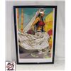 Image 9 : BAILIFF SEIZURE: 12 ART PIECES IN PLASTIC FRAMES