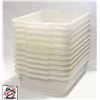 Image 1 : BAILIFF SEIZURE: 11 WHITE PLASTIC BUS BINS
