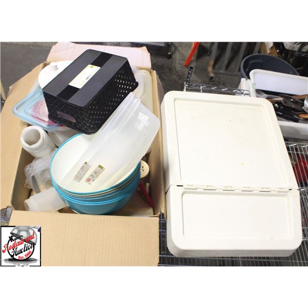 BAILIFF SEIZURE: 10G IKEA SORTERA BIN AND ASSORTED