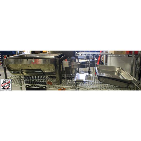 BAILIFF SEIZURE: S/S ROLL-TOP CHAFING DISH