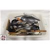 Image 1 : BAILIFF SEIZURE: BIN OF MISC KITCHEN UTENSILS