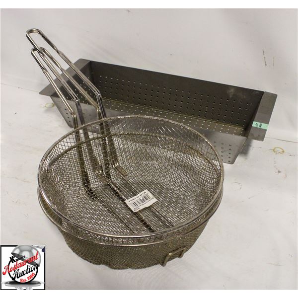 BAILIFF SEIZURE: 2 MESH AND 1 PERFORATED STRAINER