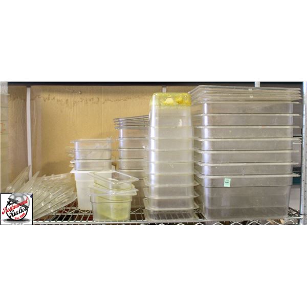BAILIFF SEIZURE: LOT OF ASSORTED POLY INSERTS