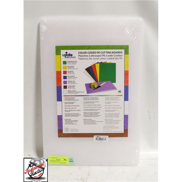 NEW WHITE UPDATE INTERNATIONAL POLY CUTTING BOARD
