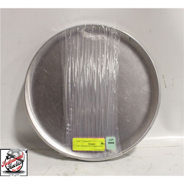 SIX  ALUMINUM 11" PIZZA PANS