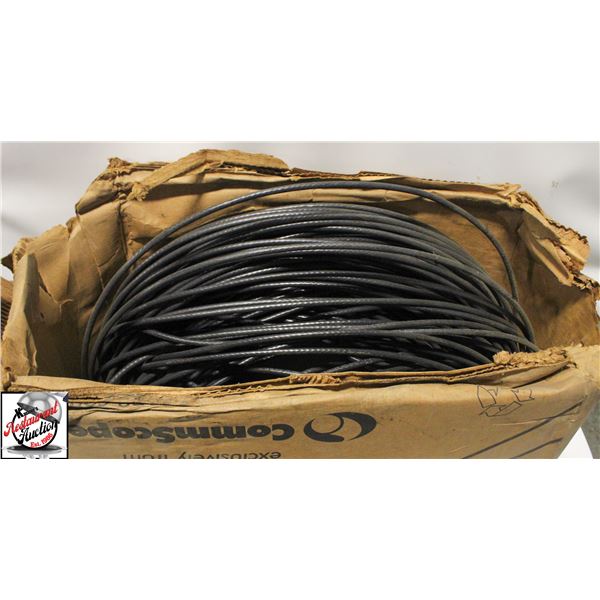PARTIAL BOX OF CATV COAXIAL CABLE