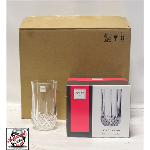 CASE OF 16 LONGCHAMP GOBLETS