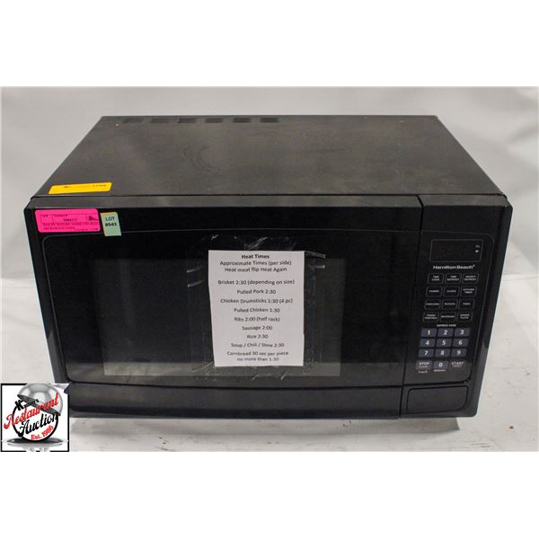 HAMILTON BEACH MICROWAVE OVEN