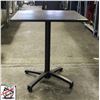 Image 1 : CHAMPION BLACK STEEL FOLDABLE CAFE TABLE