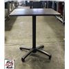 Image 1 : CHAMPION BLACK STEEL FOLDABLE CAFE TABLE