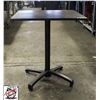 Image 1 : CHAMPION BLACK STEEL FOLDABLE CAFE TABLE