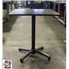 Image 1 : CHAMPION BLACK STEEL FOLDABLE CAFE TABLE