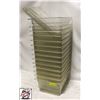 Image 1 : 14 POLYCARB 1/2 SIZE INSERTS - 4-6"