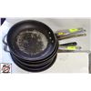 Image 1 : 6 ASSORTED 12" FRYING PANS
