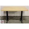 Image 3 : 2 WOODEN DINING TABLES