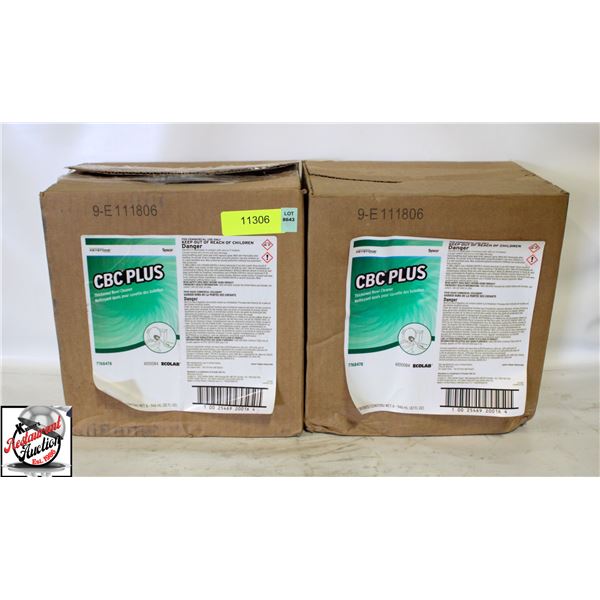 2 CASES OF ECOLAB CBC PLUS THICKENED BOWL CLEANER