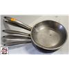 Image 1 : 5 BROWNE THERMALLOY INDUCTION CAPABLE FRYING PANS