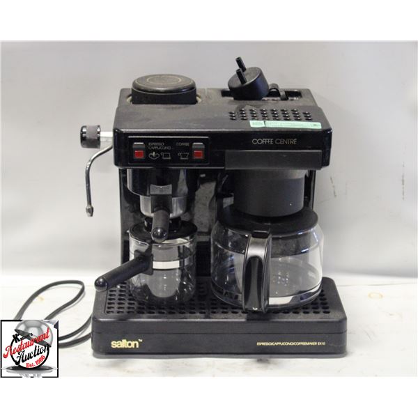 SALTON ESPRESSO CAPPUCCINO COFFEE CENTER - 1500W