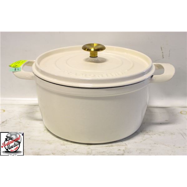 NEW 11" TRAMONTINA CAST IRON COVERED CASSEROLE